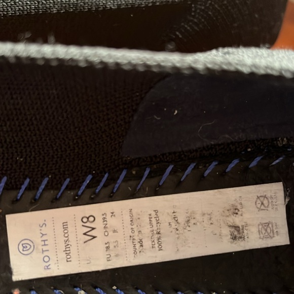 Rothy’s Black The Flat Round Toe Size 8 - Picture 9 of 14